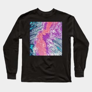 Pink lava flow Long Sleeve T-Shirt